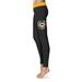 Women's Black Fort Hays State Tigers Plus Size Solid Yoga Leggings