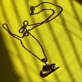 Nike Jewelry | Nike 18” Gold Rope Necklace | Color: Gold | Size: Os