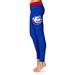 Women's Royal Louisiana Tech Bulldogs Plus Size Solid Yoga Leggings