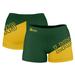 Women's Green Missouri Southern State Lions Plus Size Color Block Shorts