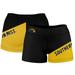 Women's Black Southern Miss Golden Eagles Plus Size Color Block Shorts