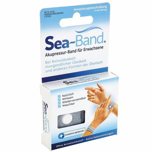 Sea-Band Akupressurband für Erwachsene grau 2 St Armband