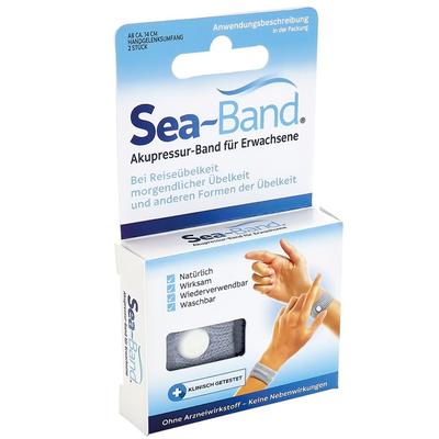 Sea-Band Akupressurband f.Erwachsene grau 2 St Armband Image