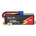 HOOVO 11.1 V Lipo Battery 3S 7200 mAh 80C Hard Case Battery with EC5 Connection Plug for RC 1/8 1/10 Scale Vehicles Car Truck Boats