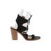 Dolce Vita Sandals: Black Solid Shoes - Size 8