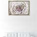 Rosdorf Park Floral Winter New York Flower & Roses - Floater Frame Graphic Art Print on Canvas Canvas | 10 H x 15 W x 1.5 D in | Wayfair