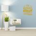 VWAQ Be Stronger than your Excuses Wall Decal Vinyl in Yellow | 23 H x 20 W in | Wayfair BSTYE_23X20_GLD