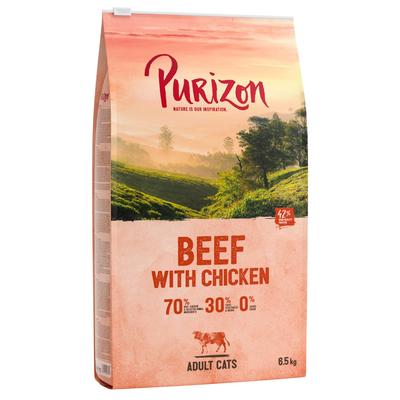 6.5kg Adult Beef & Chicken Grain-Free Purizon Dry Cat Food