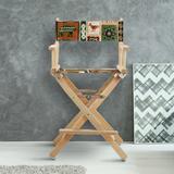 24" Director's Chair Natural Frame-Congo BongoNatural - 23"W x 19"D x 39.5"H