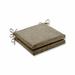 Pillow Perfect Outdoor/Indoor Remi Patina Printed Squared Corners Seat Cushion (Set of 2)