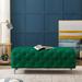 Velvet Button-Tufted Ottoman Bench for Entryway & Bedroom