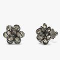 Kate Spade Jewelry | Kate Spade Crystal Flower Stud Earrings | Color: Gray | Size: Os