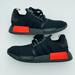 Adidas Shoes | Adidas Nmd R1 Core Black Solar Red Sneaker Sz 8 | Color: Black/Red | Size: 8
