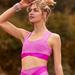 Free People Intimates & Sleepwear | Free People Just Breathe Sports Bra In Hibiscus | Color: Pink | Size: S