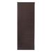 Solid Rug Runner, 20" X 60" by RITZ in Brown