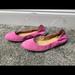 J. Crew Shoes | J. Crew Pink Emma Suede Leather Ballet Flats | Color: Pink | Size: 8