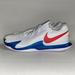 Nike Shoes | Nike Zoom Vapor Cage 4 White Red Rafa Nadal Tennis Shoe Dd1579-113 Men’s Size 13 | Color: Red/White | Size: 13