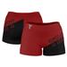 Women's Cardinal Troy University Trojans Plus Size Color Block Shorts