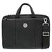 Men's Black Bard College Raptors Leather Briefcase