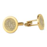 Gold Stephen F Austin Lumberjacks Cufflinks