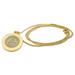 Gold Rowan Profs Pendant Necklace
