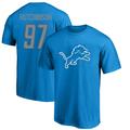 Men's Fanatics Branded Aidan Hutchinson Blue Detroit Lions Big & Tall Player Name Number T-Shirt