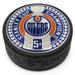 Edmonton Oilers 5-Time Stanley Cup Champions 3'' Dynasty Trimflexx Puck