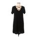 Z Supply Casual Dress - Shift: Black Solid Dresses - Women's Size Medium