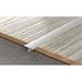 Cezar Threshold Joining Profile, 3/4" W X 3' (36") L, Natural Aluminum Metal Trim | 36 H x 0.75 W in | Wayfair W-AL-T18-C0-100