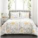 Winston Porter Alev Reversible Quilt Set Polyester/Polyfill/Microfiber in Gray/Yellow | Full/Queen | Wayfair THPS6517 39705644
