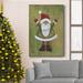 The Holiday Aisle® Holiday Santa II Premium Gallery Wrapped Canvas - Ready To Hang Canvas, in Black/Blue/Green | 27 H x 18 W x 1 D in | Wayfair