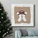 The Holiday Aisle® Gingerbread Man-Premium Gallery Wrapped Canvas - Ready To Hang Canvas, in Black/Blue/Green | 24 H x 24 W x 1 D in | Wayfair