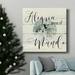 The Holiday Aisle® Alegria Para El Mundo-Premium Gallery Wrapped Canvas - Ready To Hang Canvas, in Black/Blue/Green | 16 H x 16 W x 1 D in | Wayfair