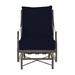 Summer Classics Monaco Patio Chair w/ Cushions, Linen in Gray | 36.75 H x 26 W x 34.25 D in | Wayfair 342531+C389H6455W6455