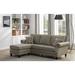 Blue Sectional - Red Barrel Studio® 91.5" Wide Chenille Reversible Sectional Sofa & Chaise Chenille | 36 H x 91.5 W x 67.25 D in | Wayfair