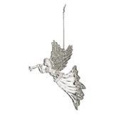 The Holiday Aisle® Set of 12 Glitter Angel Hanging Figurine Ornaments Plastic | 6.2 H x 5.2 W x 4 D in | Wayfair AED4C12EE06D4FDB8DF771FDC316749B