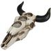 Loon Peak® Ebros Western Native American Steer Bull Cow Skull in Black/Brown/White | 10 H x 8 W x 5 D in | Wayfair 0497E73BCA95420594A9E3F3602F322C