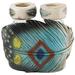 Latitude Run® Ebros Southwestern Native American Indian Dreamcatcher Glass in Black/Blue/White | 4.5 H x 5 W in | Wayfair
