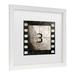 Red Barrel Studio® Color Bakery 'Vintage Countdown III' Matted Framed Art Canvas in Black/Gray/White | 13 H x 13 W x 0.75 D in | Wayfair