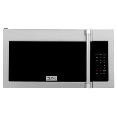 ZLINE 1.5 cu. ft. Over the Range Convection Microwave Oven in Fingerprint Resistant Stainless Steel with Traditional Handle