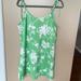 Urban Outfitters Dresses | Green Floral Print Dress | Color: Green/White | Size: M