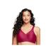 Plus Size Women's MAGICLIFT® SEAMLESS SPORT BRA 1006 by Glamorise in Ruby Red (Size 46 G)