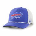 Men's '47 Royal/White Buffalo Bills Burden Trucker Snapback Hat