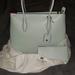 Kate Spade Bags | Authentic Kate Spade Leather Satchel With Matching Wallet And Dust Covet | Color: Green | Size: Os