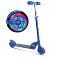 WeSkate Roller Kinder 2 Räder Klappbar Scooter, 3 Höhenverstellbare Kinderroller, PU Led-räder Kinderscooter für Mädchen Jungen ab 3 Jahre