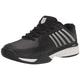 K-Swiss Men's Sneaker Tennis Shoe, Black/White/Highrise, 10.5 UK