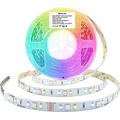 GIDEALED 32.8ft/Roll 24V RGBWW LED Lights Strip,Dimmable RGB Cool White Warm White(2700K-6000K)SMD5050 6 Wire Full Color Ambiance Daylight RGBCCT StripLight Plus,Only Non Waterproof 10m LED Tape Light