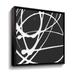 Loon Peak® Tumbling Down III - Floater Frame Painting on Canvas Canvas, Wood in White | 36 H x 36 W x 1.5 D in | Wayfair