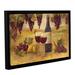 Red Barrel Studio® Fresco Afternoon Pinot - Painting on Canvas Metal in Brown/Green/Red | 32 H x 48 W x 2 D in | Wayfair