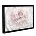 Rosdorf Park White Roses - Photograph on Canvas Metal in Gray/Pink | 32 H x 48 W x 2 D in | Wayfair 917EC4FCF9DC4F56AFFDF65E4F2A35B7